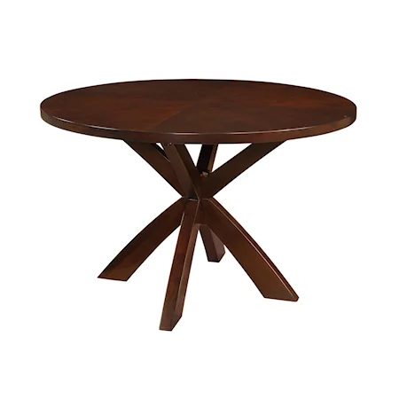 "Espresso" Round Dining Table